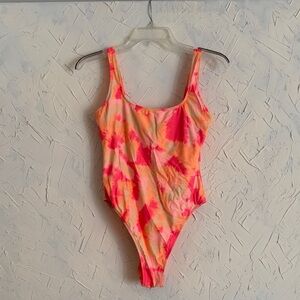 Aerie Vibrant Orange One-Piece Swimsuit
